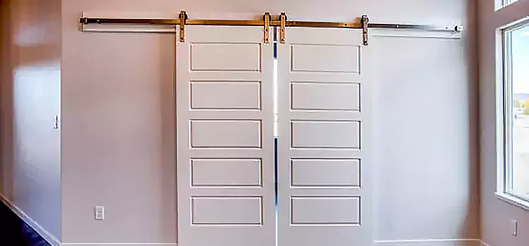 Glass Barn Door with Installation Hardware Kit Haltom City